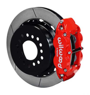 Wilwood Narrow Superlite 4R Rear Kit 14in GT Vented Rotors Red G-Body W/ 2.62in Axle Offset - 140-17659-R Photo - Primary