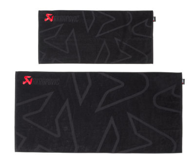 Akrapovic Towel Set - Black w/ Red Logo - 802310 User 1
