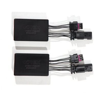 AlphaRex 17-23 Tesla Model 3/Y Stock Reflector Headlights to ARX Fog Lights Decoder Wiring Adapter - 210081 Photo - Primary