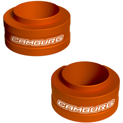 Camburg 2024+ Ford Ranger Raptor 2.5in Front Spring Preload Spacer Kit (Fox Orange) - CAM-110306-ORG Photo - Primary