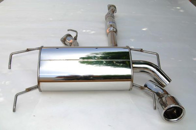 Invidia 08+ WRX Hatch Q300 Single Rolled SS Cat-back Exhaust - HS08SW5GT3 Photo - Primary