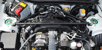 GrimmSpeed Subaru BRZ / Scion FR-S Strut Tower Brace - Black - 098007 Photo - Primary