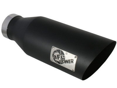 afe MACH Force-Xp Universal Exhaust Tip 4 IN Inlet x 7 IN Outlet x 18 IN L - 49T40701-B18 Photo - Primary