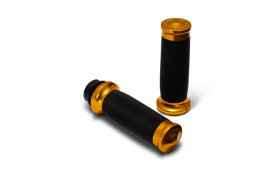 Performance Machine  08-23 Touring, 16-24 Softail TBW  Contour Handle Grip Set - Gold - 0063-2104M-G User 1