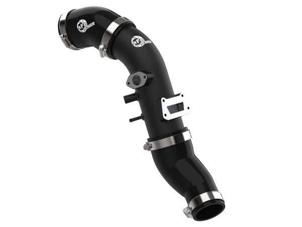 aFe 19-22 Hyundai Veloster N L4 2.0L (t) BladeRunner 2-3/4in Aluminum Cold Charge Pipe - Black - 46-20649-B