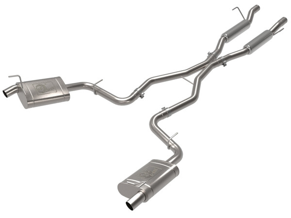 aFe Vulcan Series 2.24in SS Cat-Back Exhaust 21-23 Jeep Grand Cherokee L V8 5.7L - 49-38100