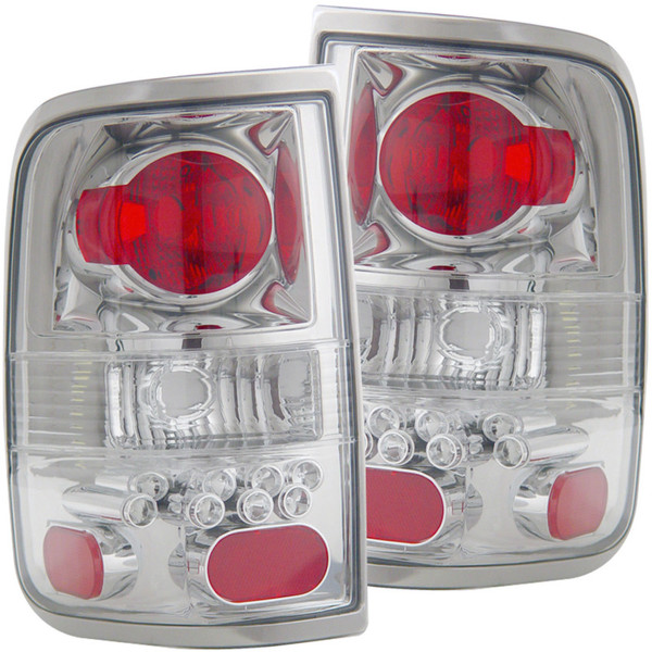 ANZO 2004-2008 Ford F-150 Taillights Chrome - 211138