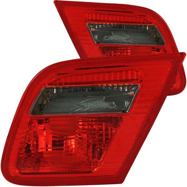 ANZO 2000-2003 BMW 3 Series E46 Taillights Red/Smoke - Inner - 221201