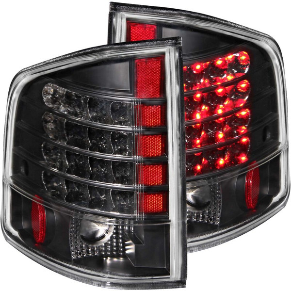 ANZO 1995-2005 Chevrolet S-10 LED Taillights Black - 311015