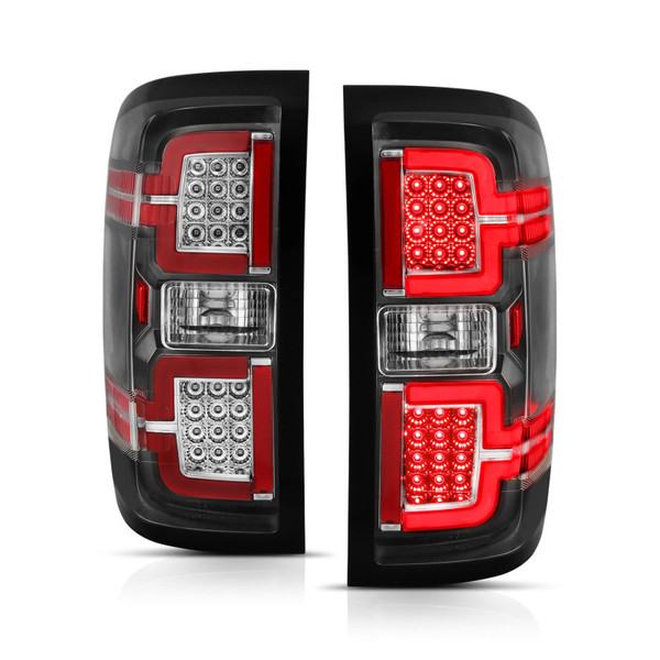 ANZO 2014-2018 Chevy Silverado 1500 LED Taillights Black - 311289