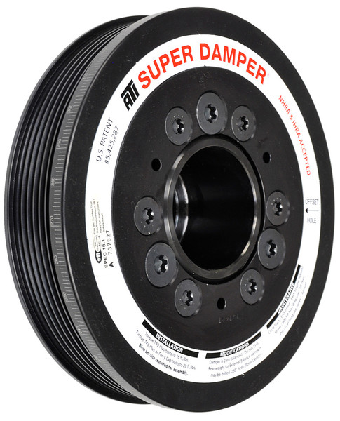 ATI Damper - 6.78in - AL - 6 Grv - 10 Per UD - LS1/2/3/6/L76 - 97-13 28T 8mm HTD Drive Rear - 3 Ring - ATI917289
