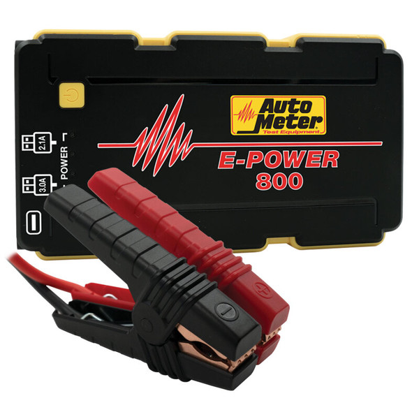 Autometer Jump Starter 12V Emergency Battery Pack 800A Peak/2220 MAH - EP-800