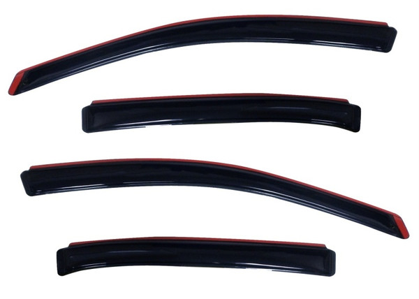 AVS 10-18 Ford Taurus Ventvisor In-Channel Front & Rear Window Deflectors 4pc - Smoke - 194194
