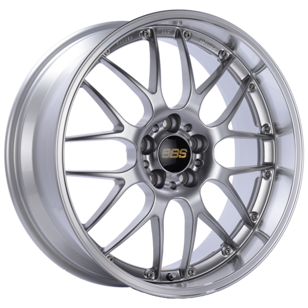 BBS RS-GT 18x11 5x130 ET45 CB71.6 Diamond Silver Center Diamond Cut Lip Wheel - RS956HDSPK