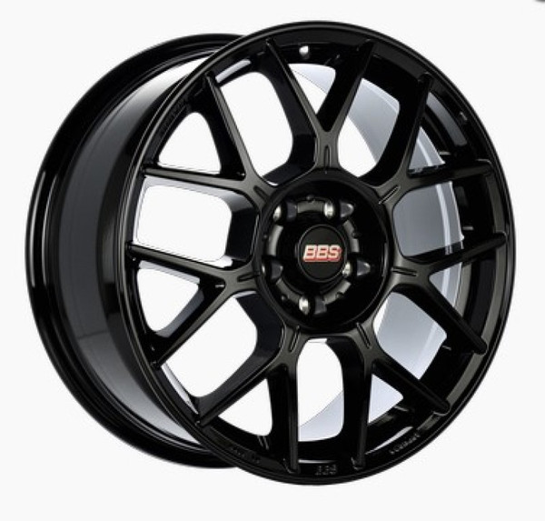 BBS XR 17x7.5 5x112 ET45 Black Gloss Wheel - 82mm PFS Required - XR0404BG