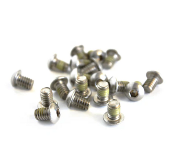 Big Gun 1/4x20 Base Plate Allen Screws (4 pk) - Button Head (Silver) - 40-S002