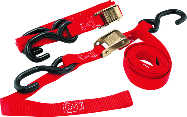 BikeMaster Tiedown Integrated Softhook - Red - 100513