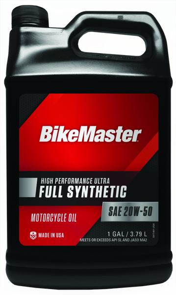 BikeMaster 20W50 Full Synthetic Oil - Gallon - 532326