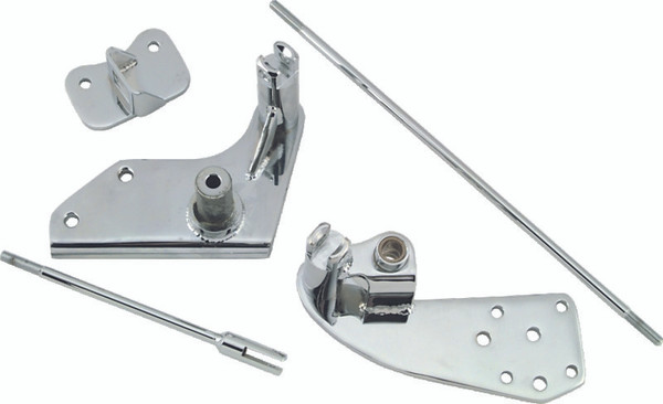 Bikers Choice 87-99 Softail Chrome 3 Inch Extended Forward Control Kit - 489742