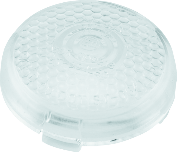Bikers Choice Replacement Honeycomb Clear Lens For LED Bullet Turn Signal - 489868