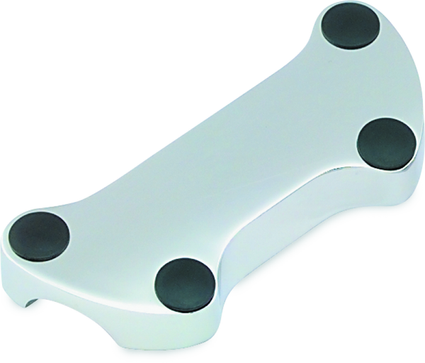 Bikers Choice 74-Up Chrome Handlebar Clamp Without Skirt Replaces H-D 56170-83T - 490145