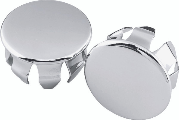 Bikers Choice 62-E83 Chrome Handgrip End Plugs Replaces H-D 56238-62 Pr - 492446