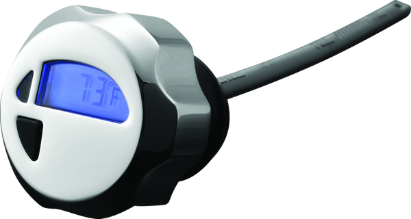 Bikers Choice 99-03 FLHT FLHR FLTR Oil Filler Cap With LED Temperature Gauge - 601667