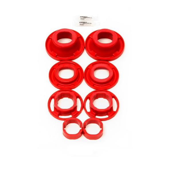 BMR 12-15 5th Gen Camaro Rear Cradle Street Version Poly Inserts Only Bushing Kit - Red - BK040