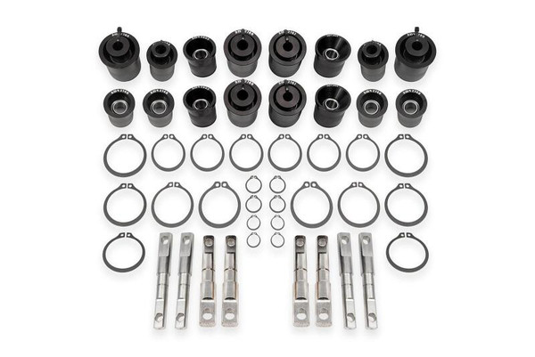 BMR 06-13 Chevrolet Corvette (C6) Z06/ZR1 Front & Rear Control Arm Bearing Kit - Black Anodized - CBK565