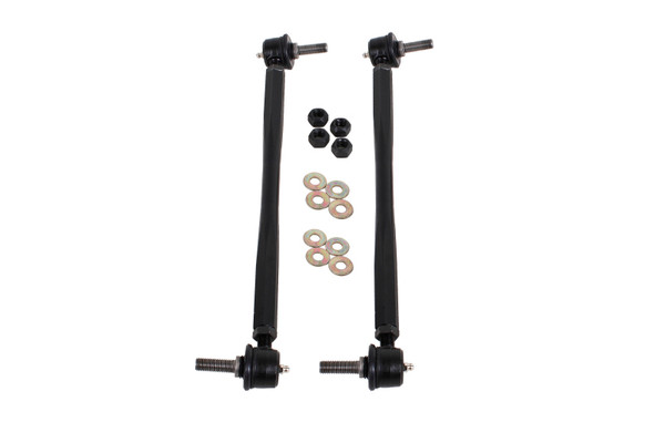 BMR 12-15 5th Gen Camaro Front Sway Bar End Link Kit - Black - ELK011