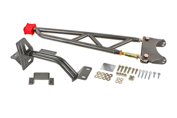 BMR 93-02 F-Body w/o DSL Torque Arm Tunnel Mount (For Long Tube Headers) - Black Hammertone - TA014H