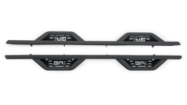 Body Armor 4x4 19-22 Chevrolet Silverado 1500/2500/3500 Crew Cab Ambush Side Steps - Black - GM-4200