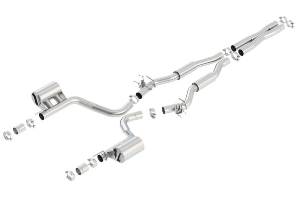 Borla 2015 Dodge Challenger Hellcat 6.2L V8 S-TYPE Catback Exhaust No Tips Factory Valance - 140642