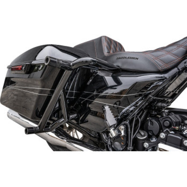 Burly Brand  14-Up Touring Brawler Kit Front and Rear - Black - B10-3013B