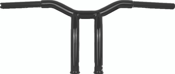 Burly Brand Dominator Raked Bar 10in - Gloss Black - B12-6051B