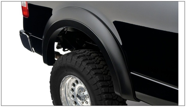 Bushwacker 04-08 Ford F-150 Styleside Extend-A-Fender Style Flares 2pc 66.0/78.0/96.0in Bed - Black - 20052-02