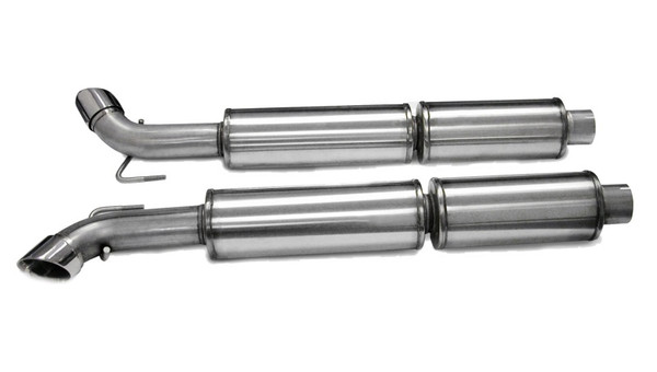 Corsa 2003-06 Dodge Viper 8.3L Polished Sport Cat-Back Exhaust (2.5in Inlet for Use w/ Stock Conv.) - 14176