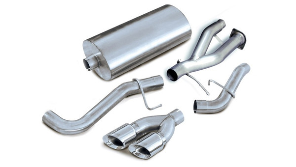 Corsa 2002-2006 Cadillac Escalade 6.0L V8 Polished Sport Cat-Back Exhaust - 14220