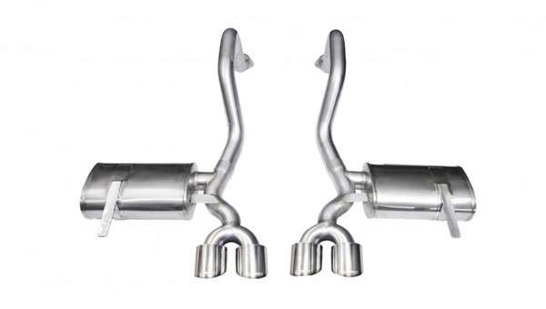 Corsa 1997-2004 Chevrolet Corvette C5 Z06 5.7L V8 Polished Xtreme Axle-Back Exhaust - 14961