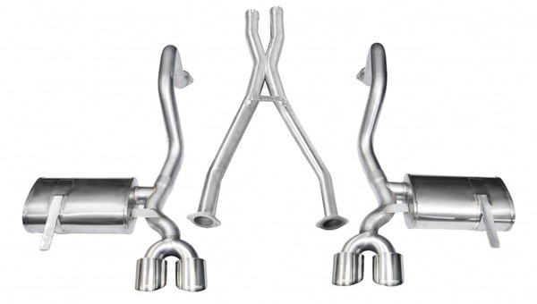 Corsa 1997-2004 Chevrolet Corvette C5 Z06 5.7L V8 Polished Xtreme Cat-Back + XO Exhaust - 14962