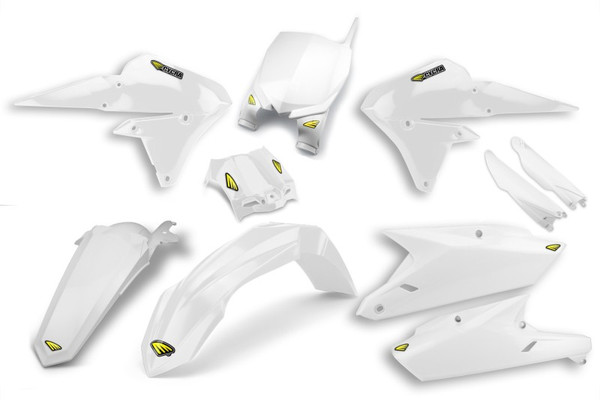Cycra 14-18 Yamaha YZ250F-450F Powerflow Body Kit - White - 1CYC-9312-42