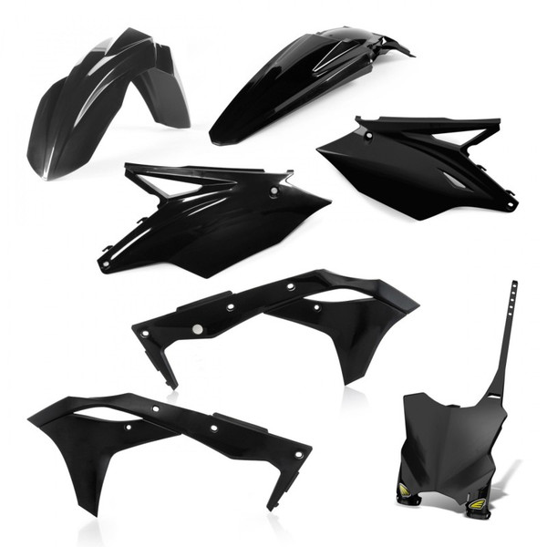 Cycra 17-20 Kawasaki KX250F 5-pc Replica Body Kit - Black - 1CYC-9419-12