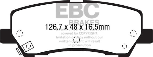 EBC Brakes Greenstuff 2000 Series Sport Pads - DP23041