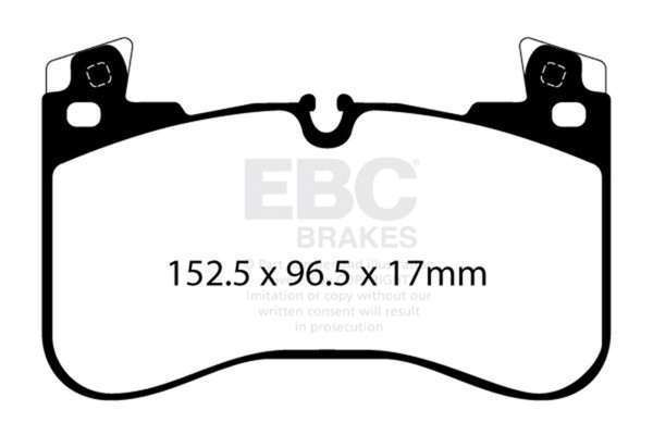 EBC 2020+ Land Rover Defender 90 Yellowstuff Front Brake Pads - DP42401R
