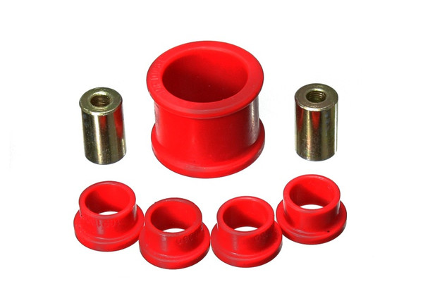 Energy Suspension 06-11 Honda Civic Si Red Power Steering Rack Bushing Set - 16.10105R