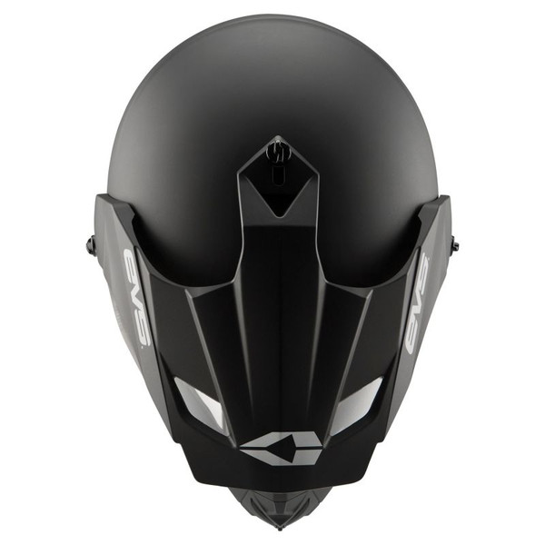 EVS T5 Dual Sport Venture Solid Helmet Visor - Matte Black - DSHE18VS-VSBK