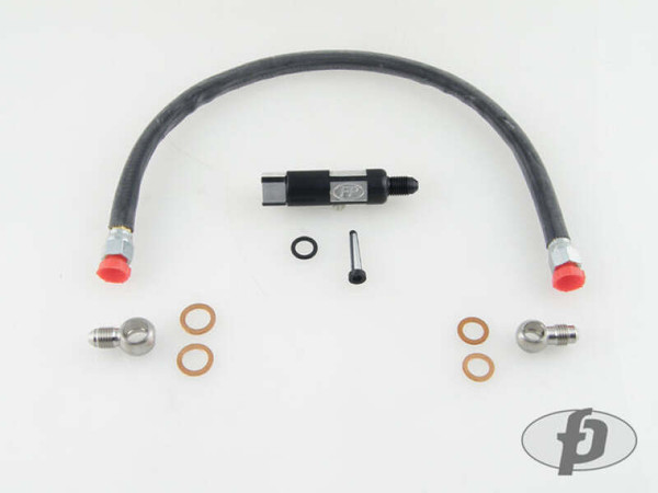 Forced Performance Mitsubishi Evo X Oil Supply Line w/Inline Filter Journal Bearing - 3055070