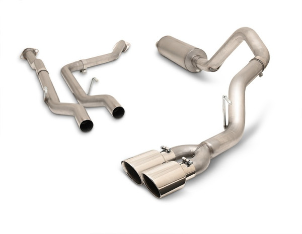 Gibson 22-24 Toyota Tundra 3.5L-T V6 Crew Max Stainless Cat Back Dual Sport Exhaust - 67105