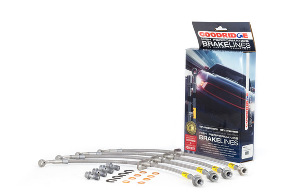 Goodridge 00-05 Toyota MR2 Spyder Stainless Steel Brake Line Kit - 21116