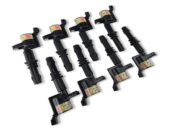 Granatelli 08.5-10 Ford 4.6L/5.4L 3V OEM Coil Packs Replacements - Black (Set of 8) - 21-3014-SF